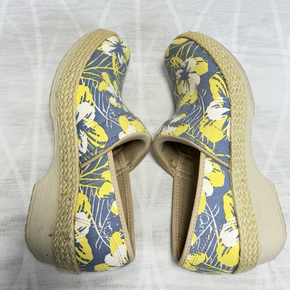 Dansko Victoria Tahiti Women's Clogs Canvas Floral Casual Shoes Size 36 US 5.5-6 - Picture 7 of 9